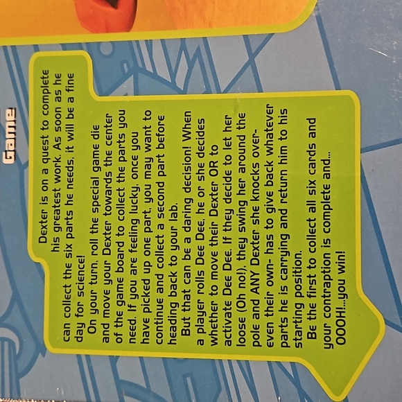 DEXTER'S LABORATORY The Incredible Invention vs. Dee Dee board game NIB - Picture 8 of 8
